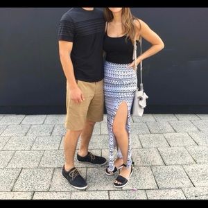 American Eagle Maxi Slit Skirt